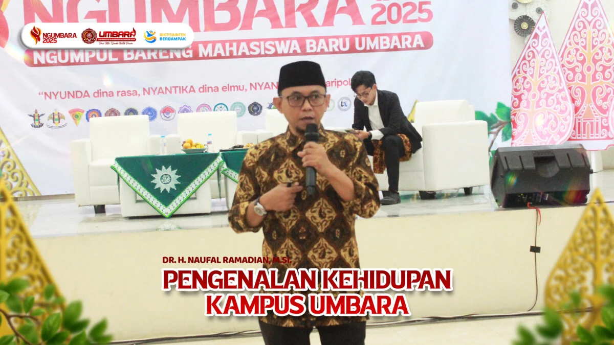 Wakil Rektor III Umbara Perkenalkan Kehidupan Kampus Umbara kepada Mahasiswa Baru